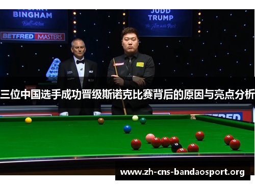 三位中国选手成功晋级斯诺克比赛背后的原因与亮点分析